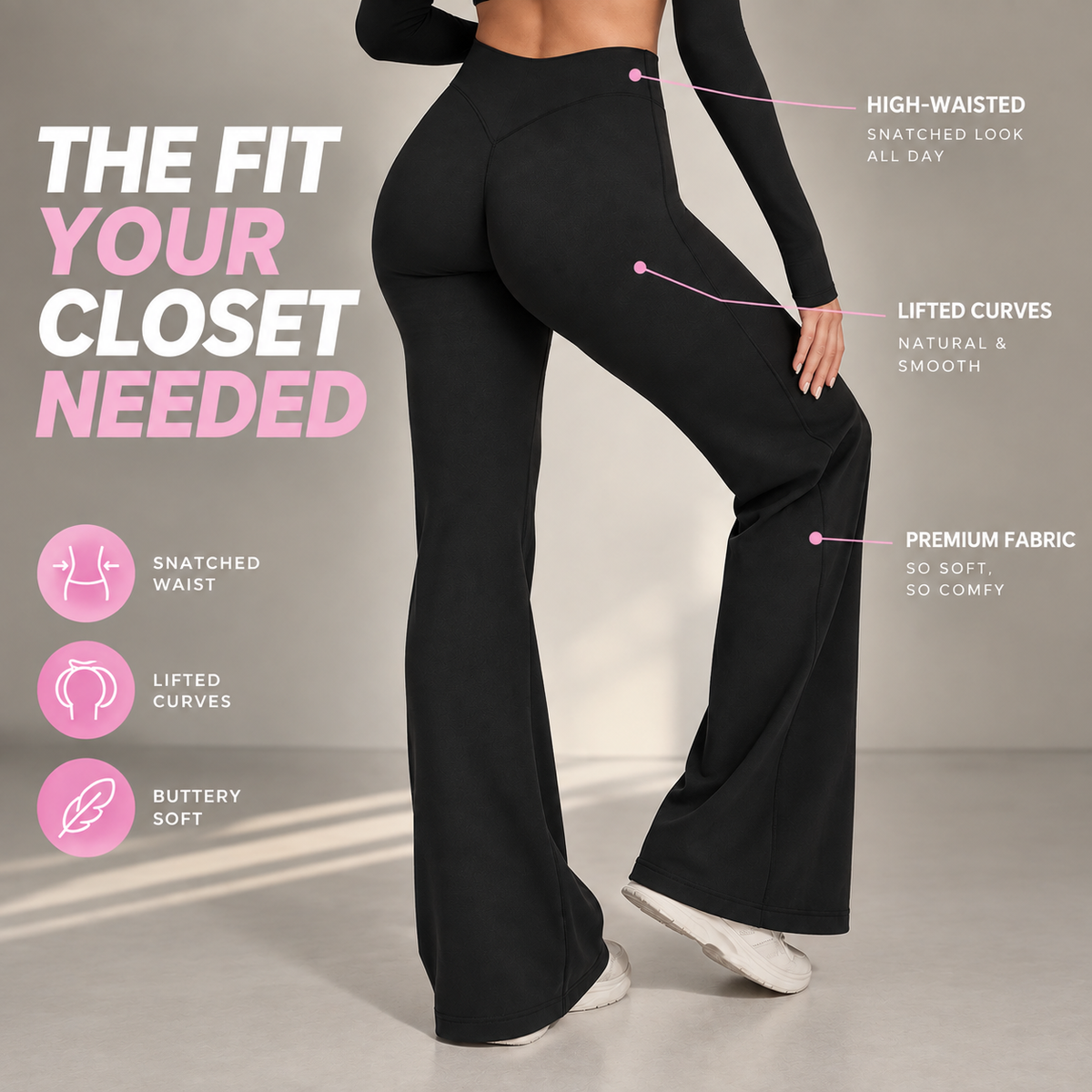 Vaylo BBL Boost Flare Leggings